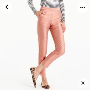 J. Crew Heavy Silk Martie Pant 0